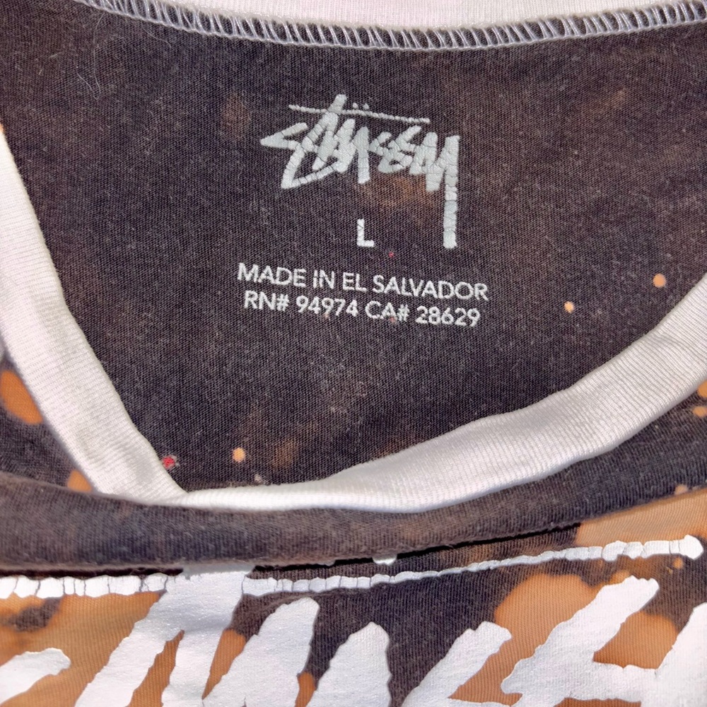 Stüssy Distressed Raglan Baseball Tee - Picture 4 of 4